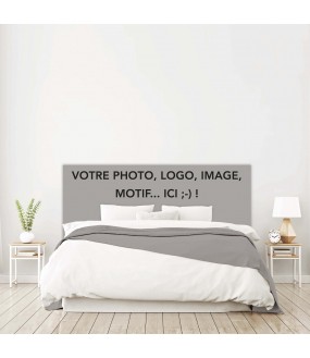 Tête de lit avec votre photo ou motif